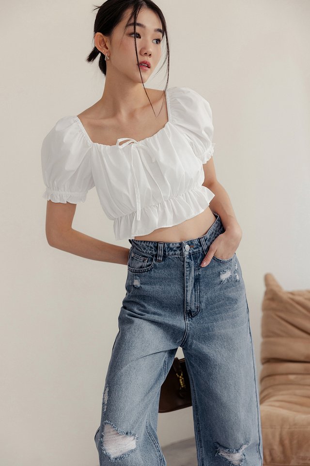 HAYLEY TOP IN WHITE