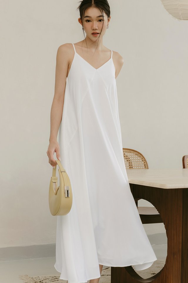 ANDERS TIE MAXI IN WHITE
