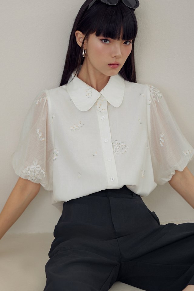 AURORA EMBROIDERY TOP