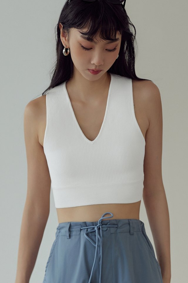 ROCCO KNIT TOP IN WHITE