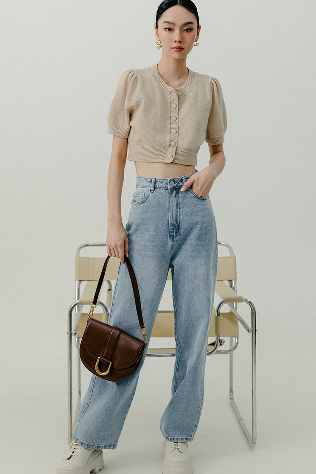 CORY KNIT TOP IN OATMEAL