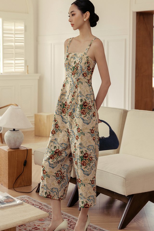 LUCIAN BROCADE JUMPSUIT