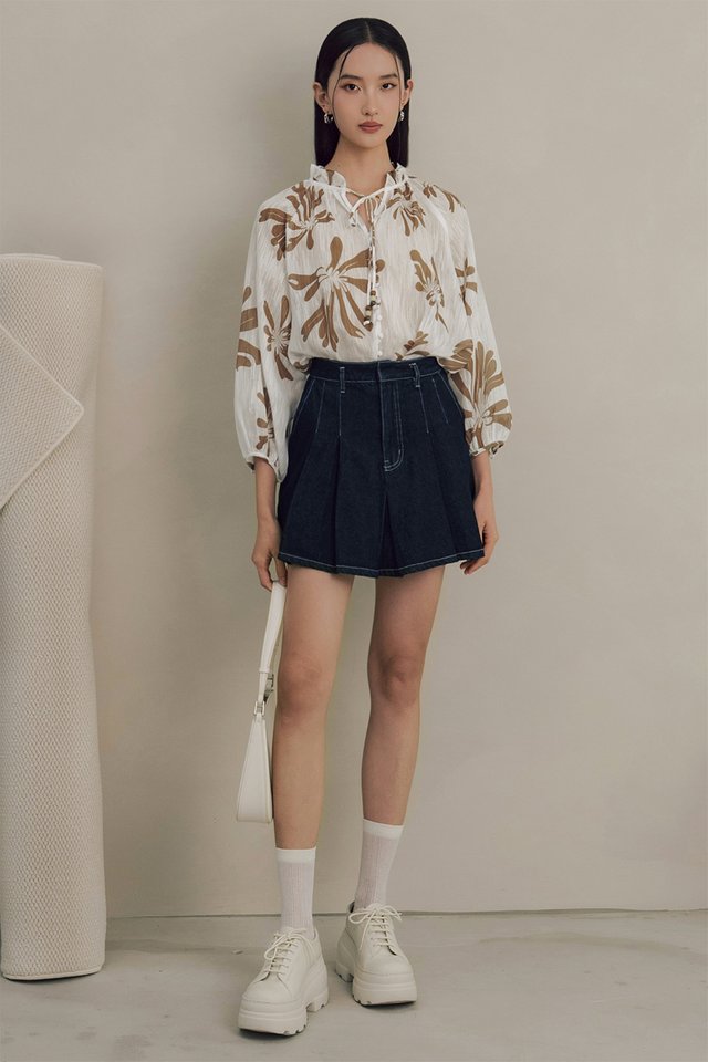 MALONE TOP IN MOCHA