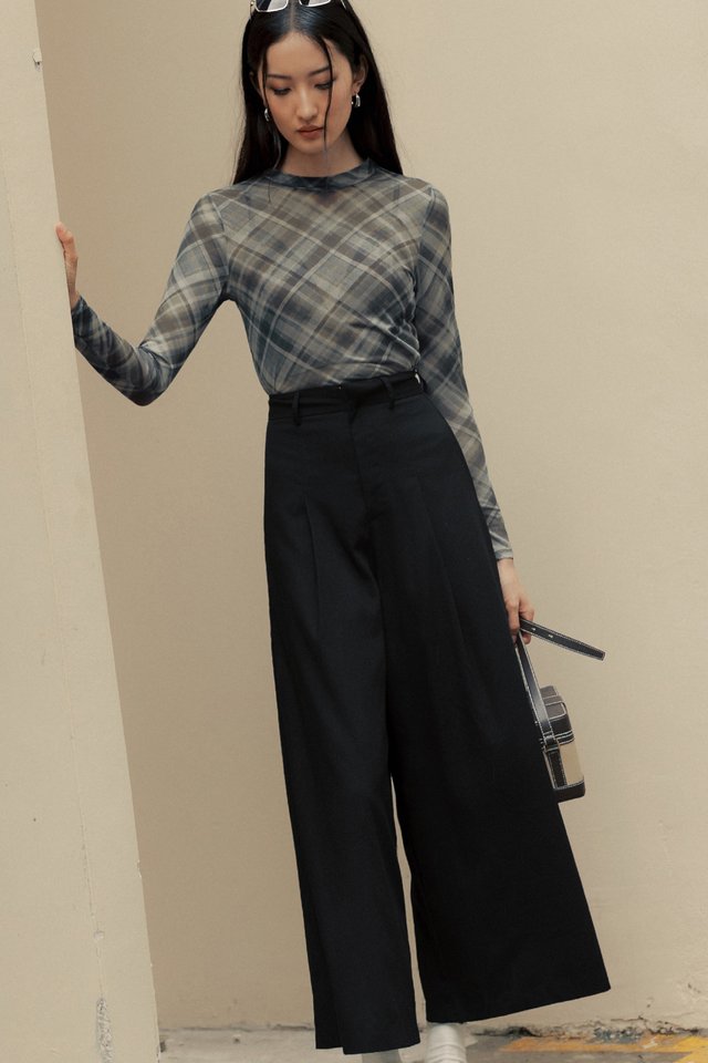 ARCHER LINEN PANTS IN BLACK