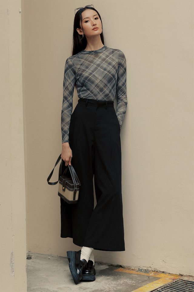 ARCHER LINEN PANTS IN BLACK