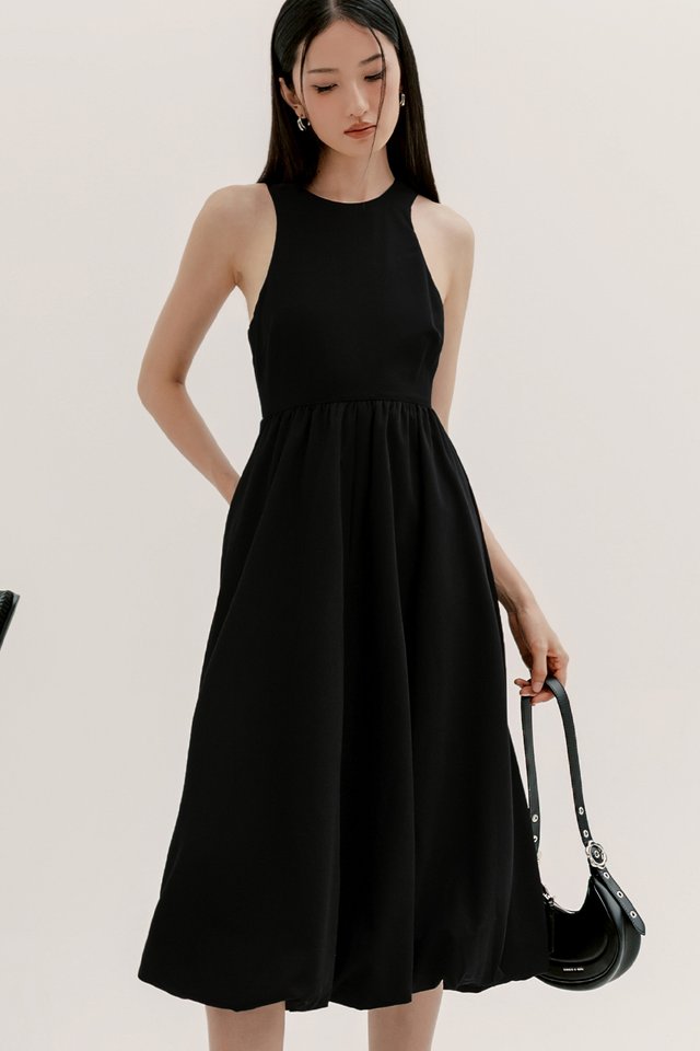 ALEXIS BUBBLE MIDI IN BLACK