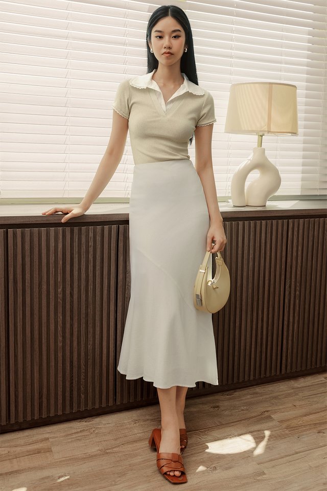CLAIRE LINEN MAXI IN WHITE