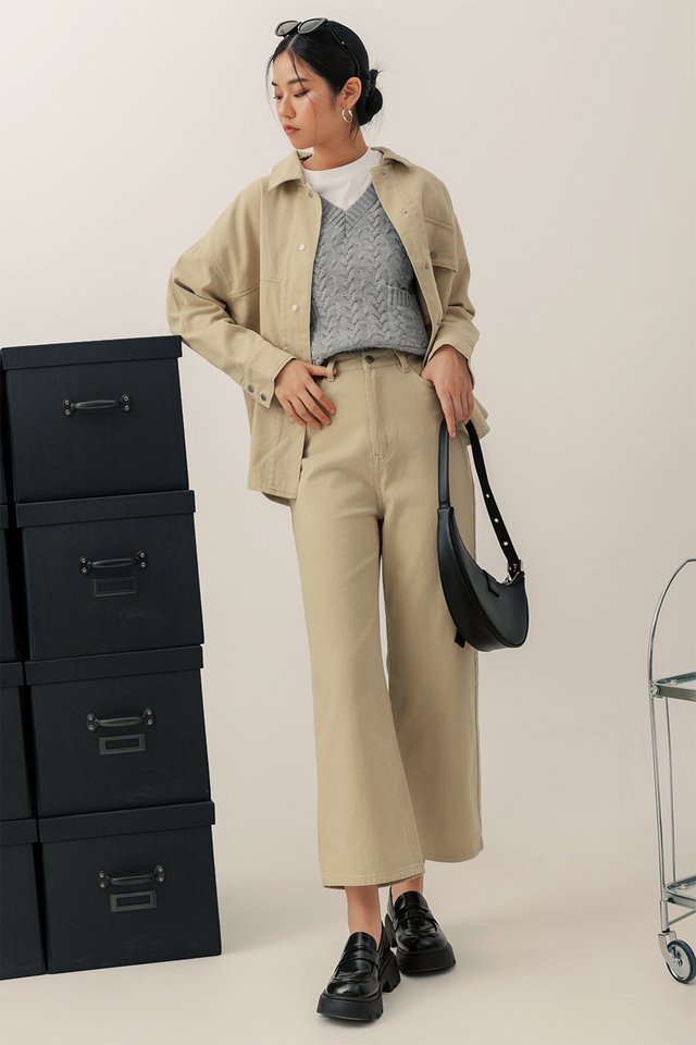 KYO OVERSHIRT IN KHAKI