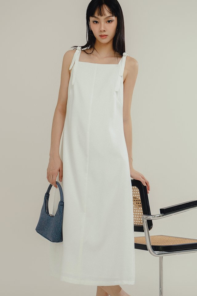 KYREN BOW MAXI IN WHITE