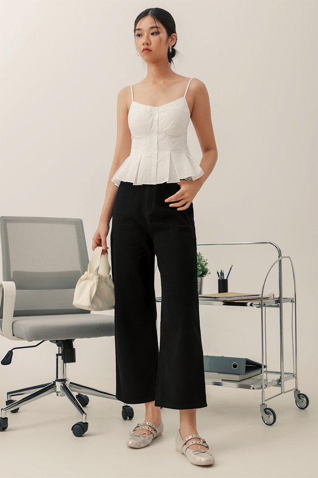 REESE PADDED TOP IN WHITE