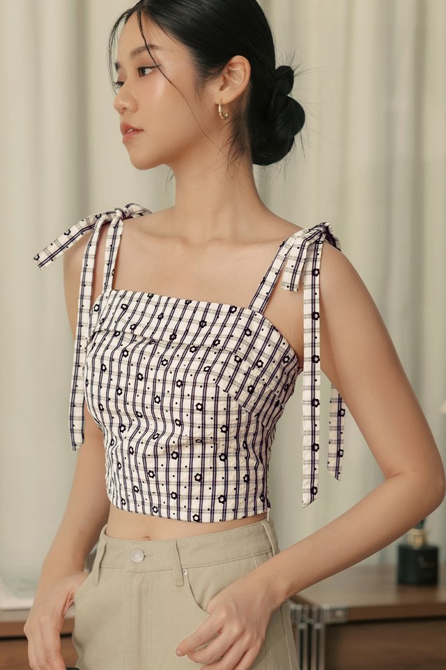 RYLIE TIE TOP IN GUN