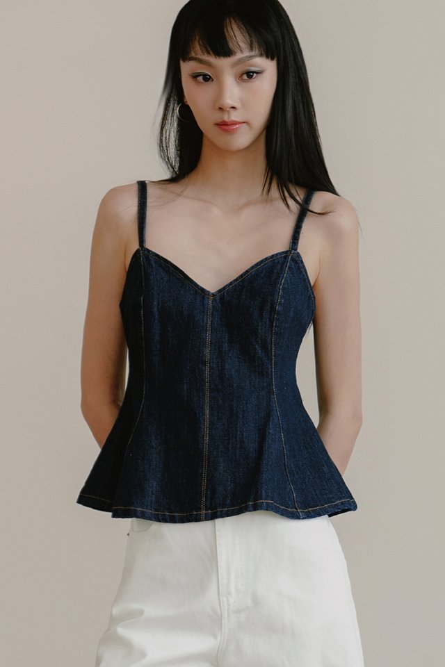 DEVI DENIM TOP