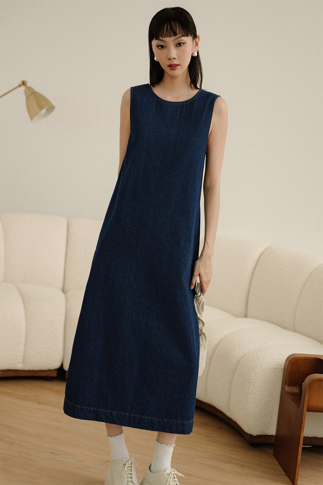 ROWE DENIM MAXI IN DARK WASH
