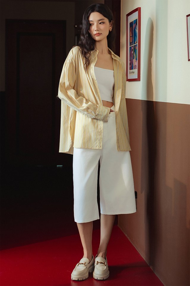 BUTTER STRIPE SHIRT