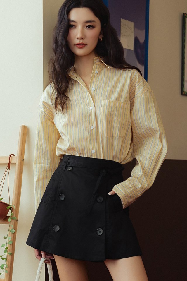 GABB TRENCH SKORTS IN BLACK