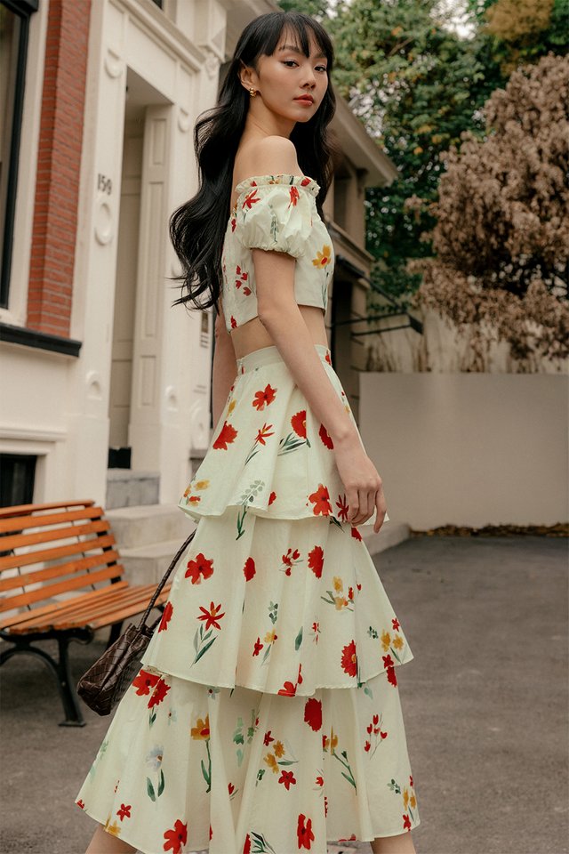 BROOKS OFF SHOULDER PADDED TOP