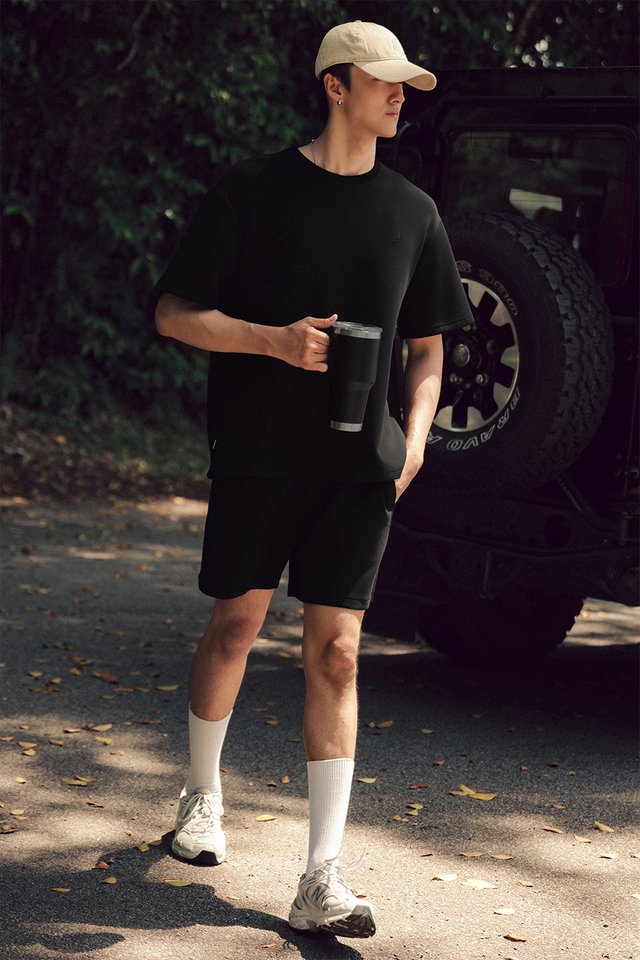 JORDAN UNISEX BERMS IN BLACK