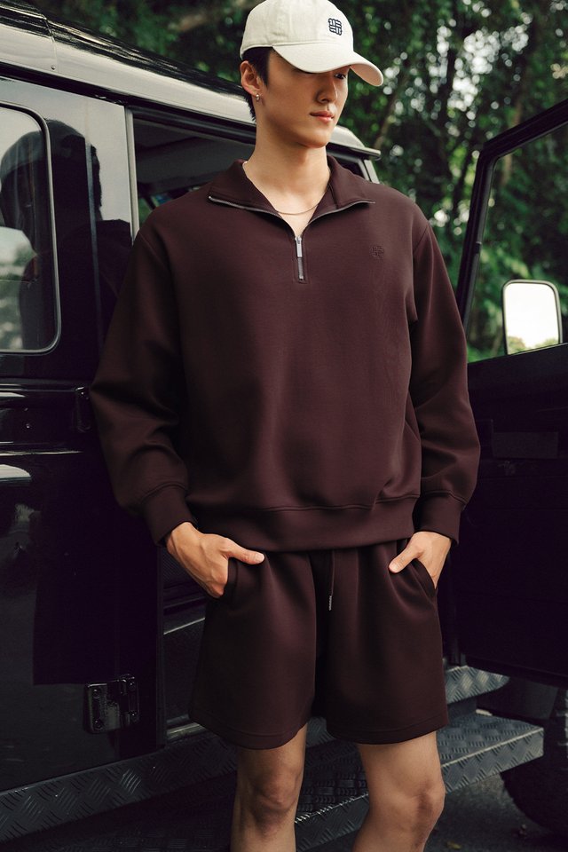 JORDAN UNISEX BERMS IN BURGUNDY