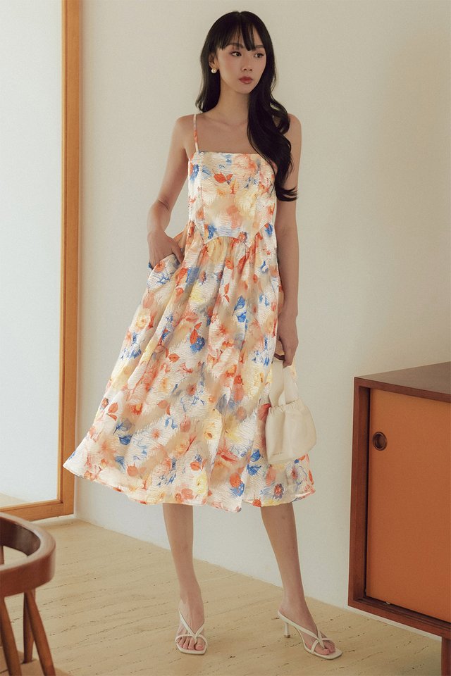 AMIE ORGANZA MIDI