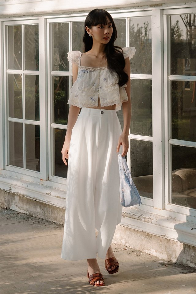 *BACKORDER* AMOUR LACE BABYDOLL TOP