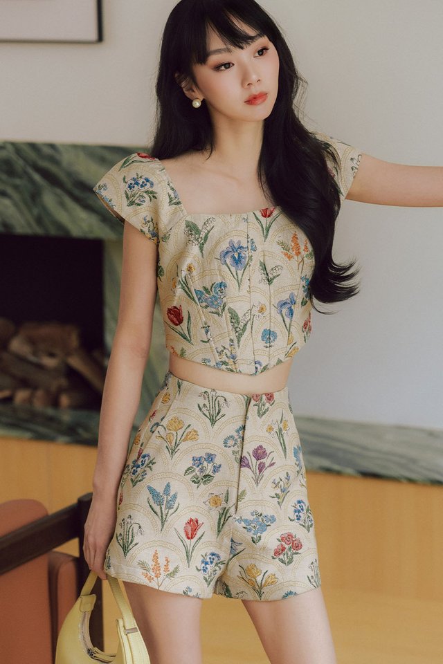 CHERIE BROCADE SHORTS