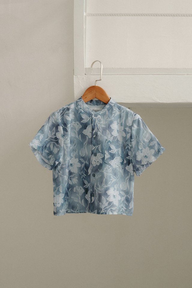 *KIDS* CLOUDFIELD TENCEL MINI SHIRT