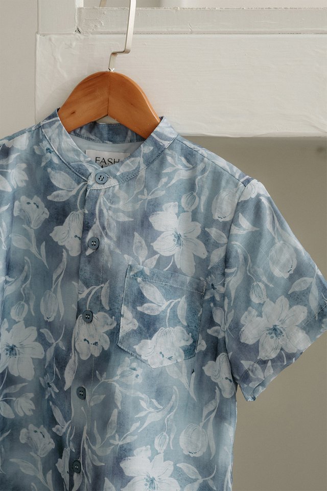 *KIDS* CLOUDFIELD TENCEL MINI SHIRT