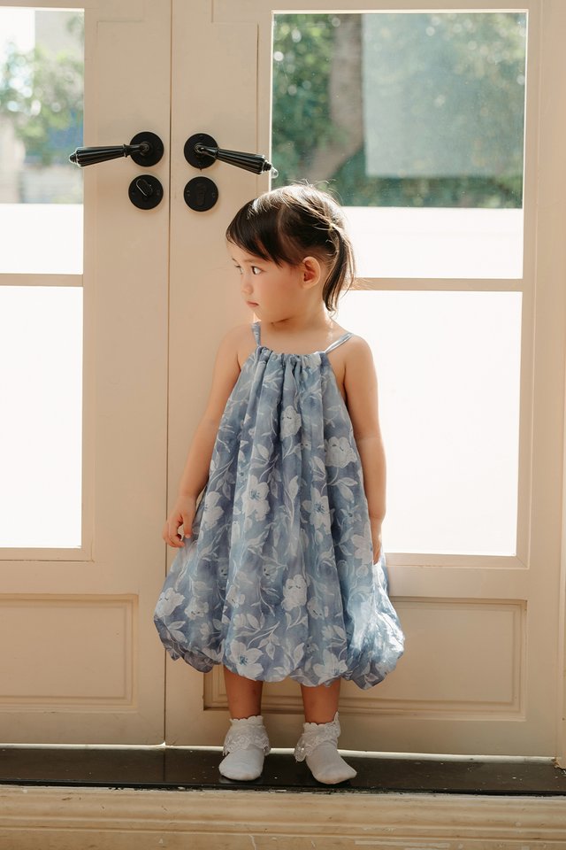 *KIDS* CLOUDFIELD TENCEL MINI BUBBLE DRESS