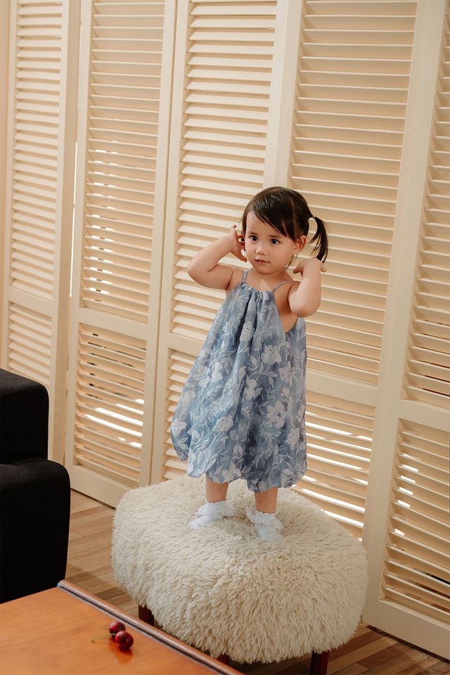 *KIDS* CLOUDFIELD TENCEL MINI BUBBLE DRESS