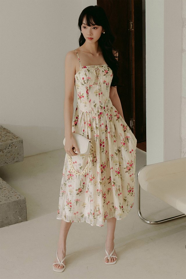 *BACKORDER* LORIN TENCEL PADDED MAXI