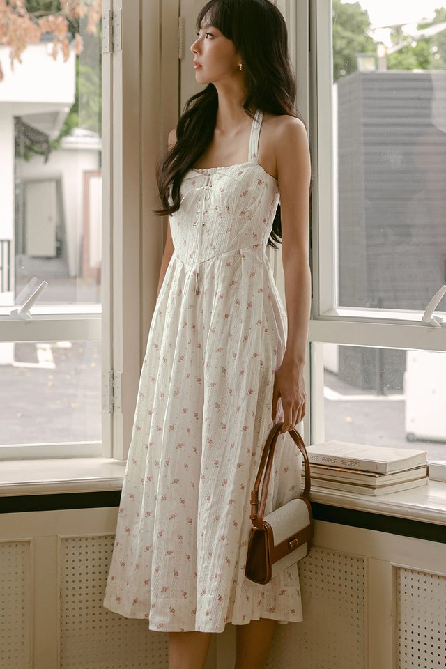 MICAH CORSET ROSE LACE MAXI