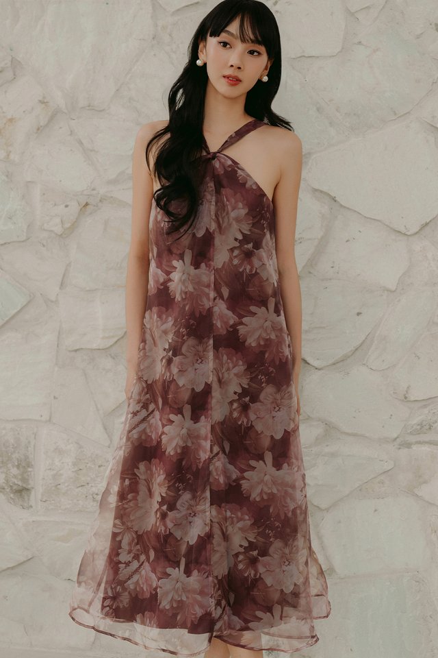 NOVAH ORGANZA MAXI IN WINE