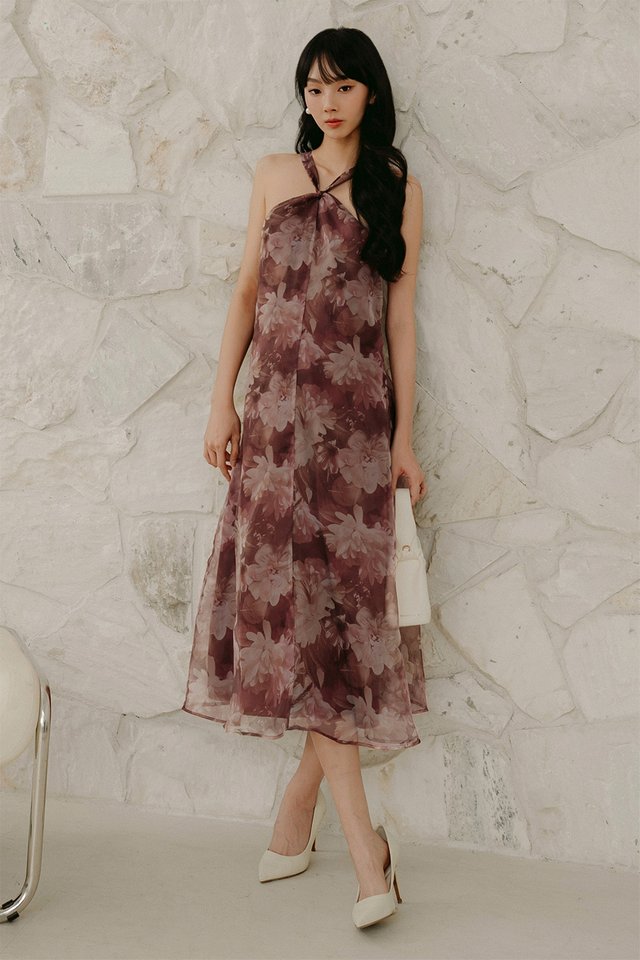 NOVAH ORGANZA MAXI IN WINE