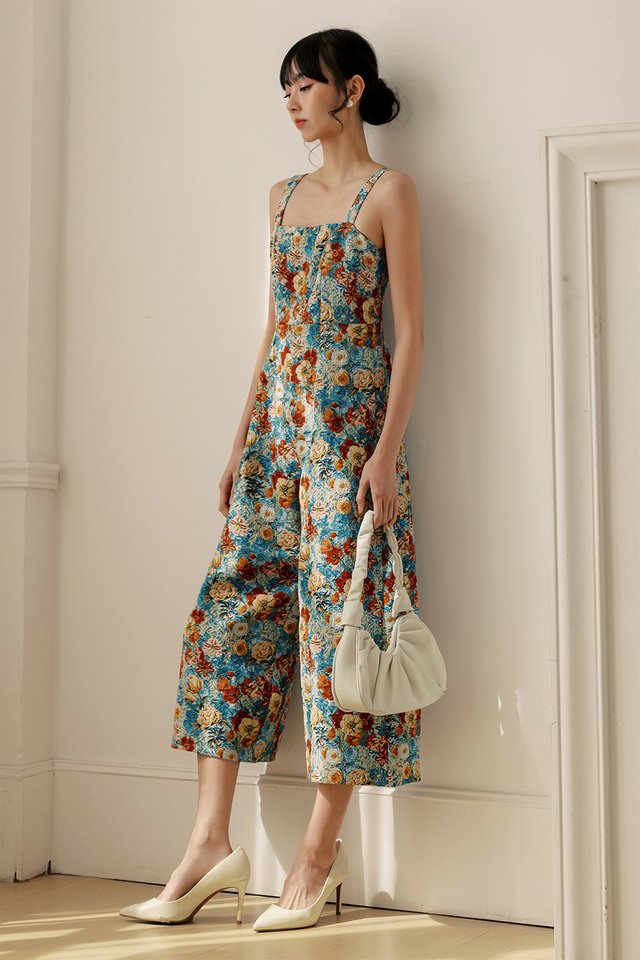 OPALINE BROCADE JUMPSUIT