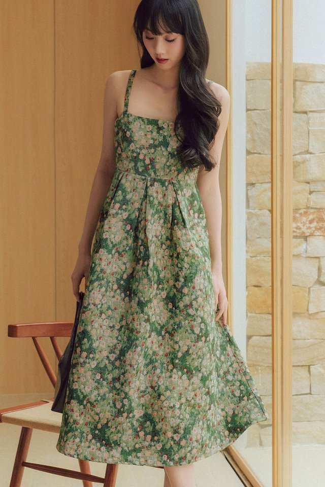 WILDFLOWER JARDIN BROCADE MAXI