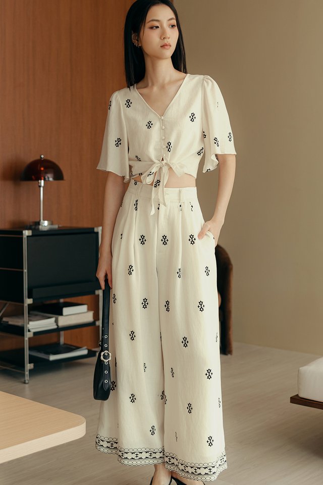 MIRELLE WIDE LEG PANTS