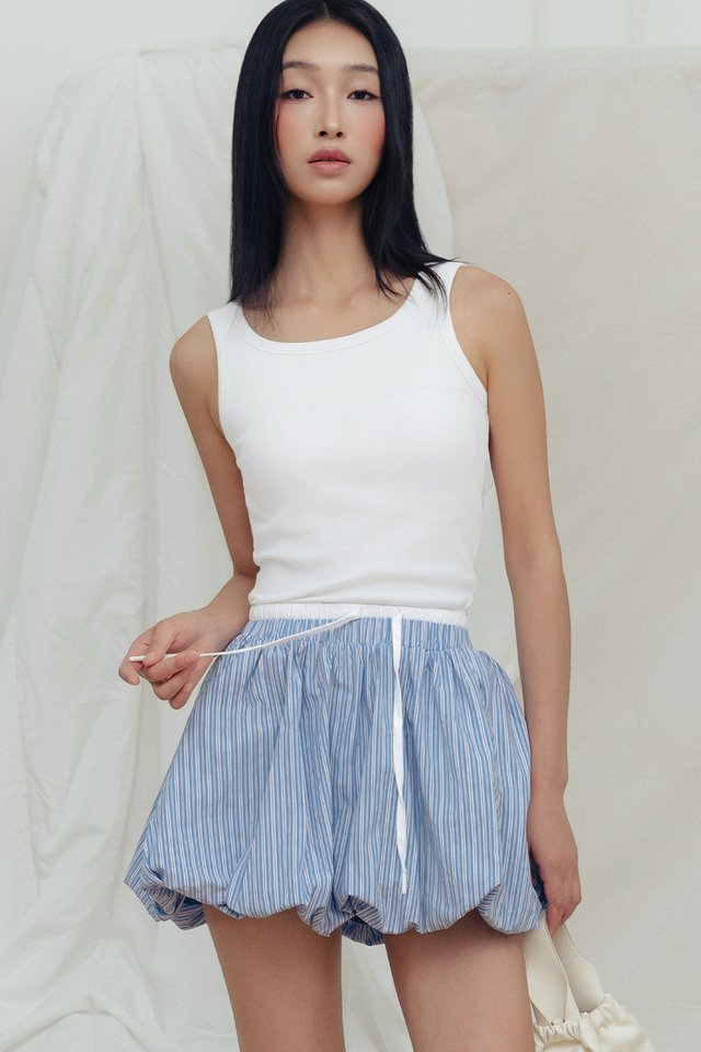 CAVELL STRIPE SKORTS IN BLUE