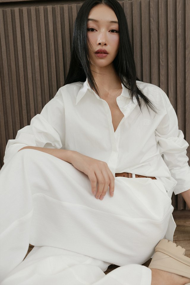 ANAGRAM SHIRT IN WHITE