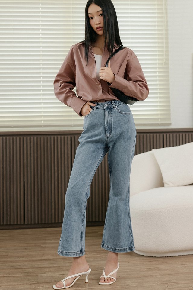 ANAGRAM SHIRT IN BLUSH