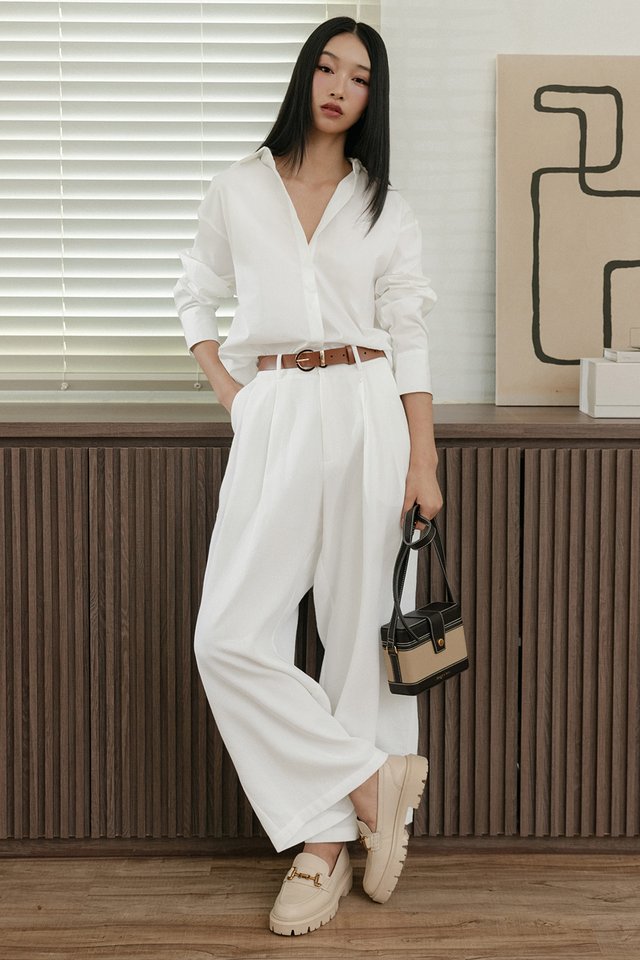 ANAGRAM SHIRT IN WHITE