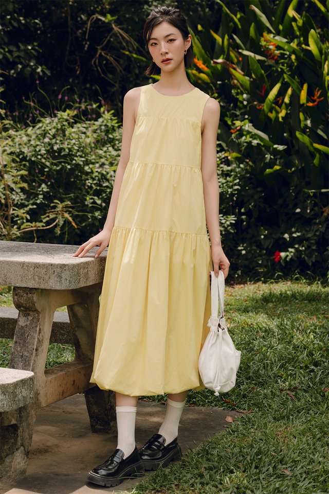MARLOW BUBBLE MAXI IN BUTTER