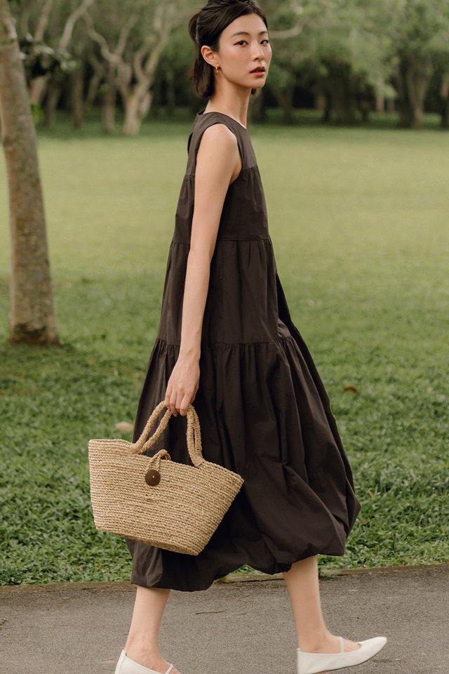 MARLOW BUBBLE MAXI IN COCOA