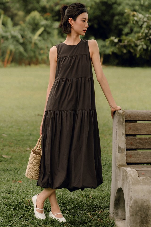 MARLOW BUBBLE MAXI IN COCOA