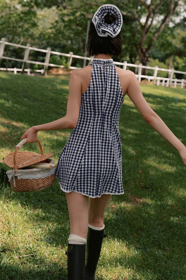 SUMMERDAY PADDED PLAYSUIT IN BLUEBERRY