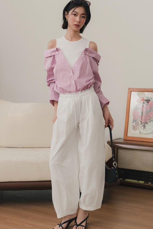 NEIVA BALLOON PANTS IN WHITE