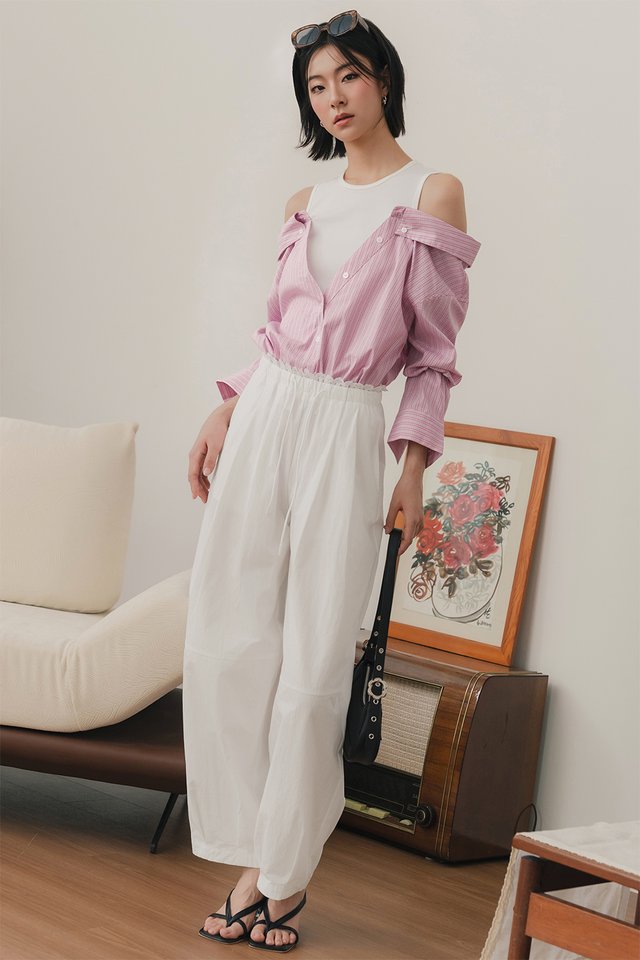 NEIVA BALLOON PANTS IN WHITE