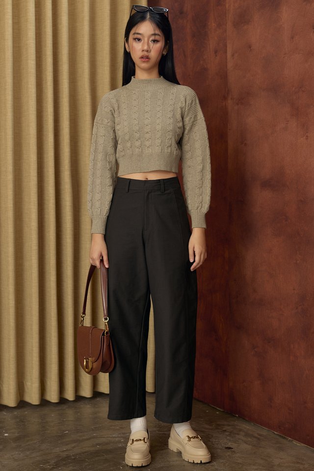 HARREL BARREL PANTS IN TRUFFLE