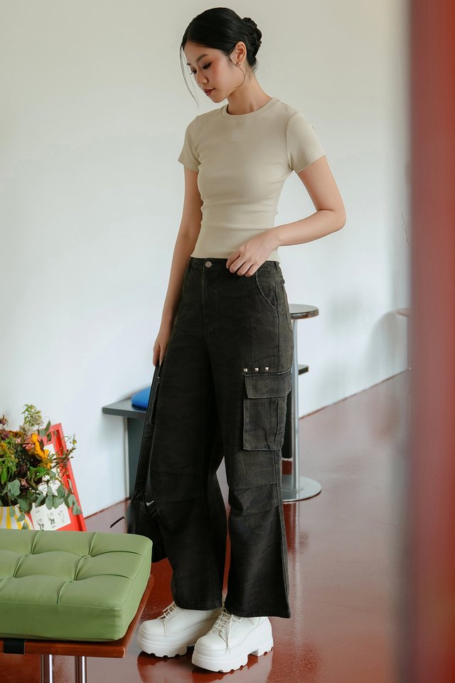 CAMO CARGO JEANS