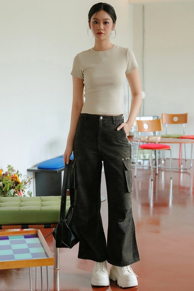 CAMO CARGO JEANS