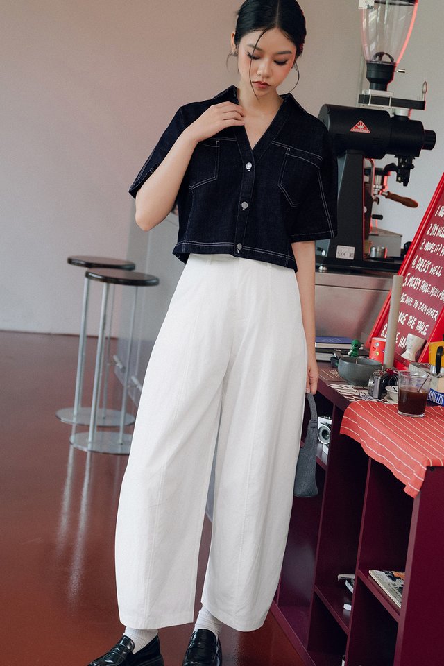 CADELL RELAXED PANTS IN WHITE